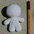 #crochet : test personnages de base en 1mm