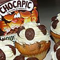 Cupcakes chocolat blan / chocapic 