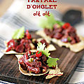 Tartare d'onglet olé olé