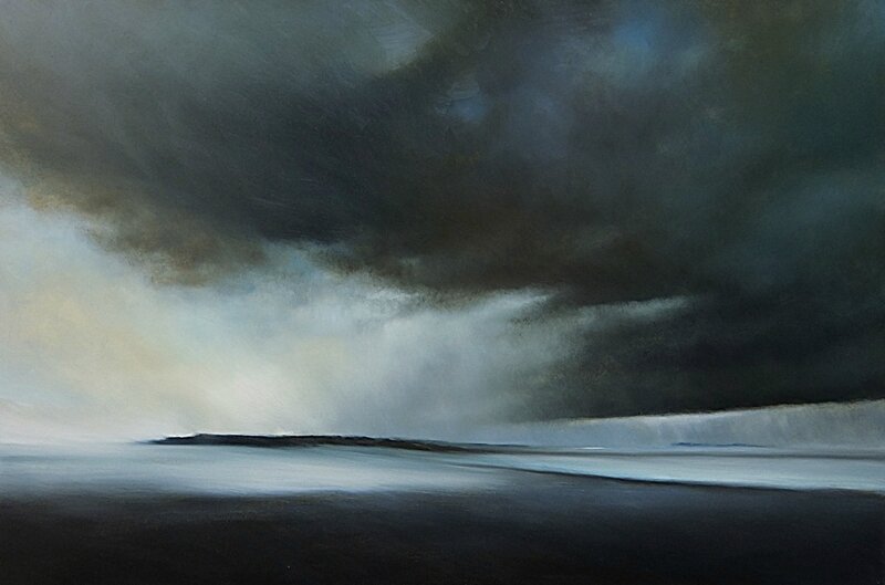 HorizonElévation 60, mai 2016, huile sur bois, 122 x 80 cm