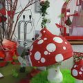 champignon lumineux, cage...