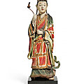A polychrome stucco figure of a bodhisattva, song-jin dynasty, 12th century