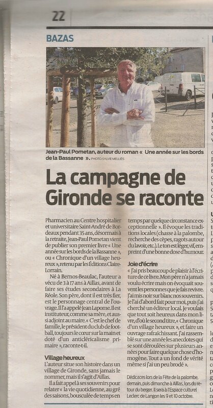 La Campagne de Gironde se raconte