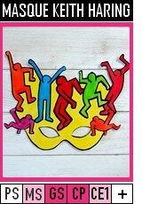 V350-MASQUES-Masque Keith Haring
