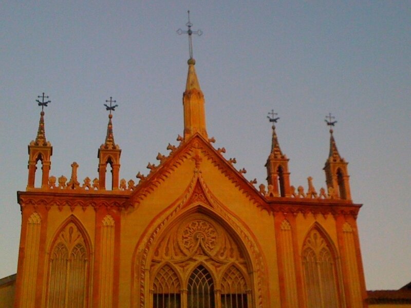 Le monastère de Cimiez, soleil couchant