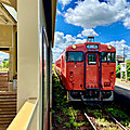 キハ40系 view from SL Satoyama, Kazusa-Murakami station