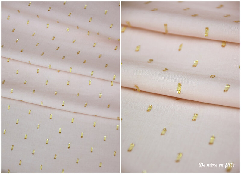 viscose plumetis rose 2