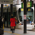 Hiroshima tram's red girl