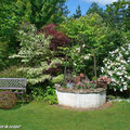 Un jardin intimiste, véritable invitation à la flânerie…