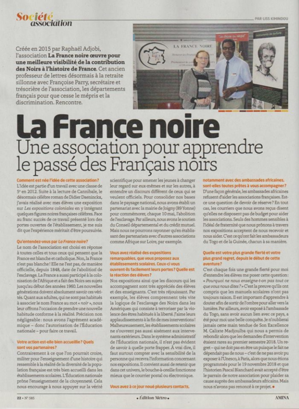 La France noire dans AMINA