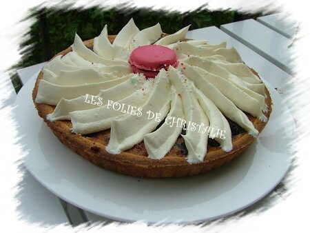Tarte aux cerises fleur 21