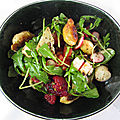 Salade en rouge et vert