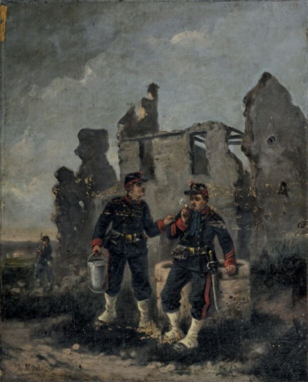 Marchet (Lucien), deux soldats