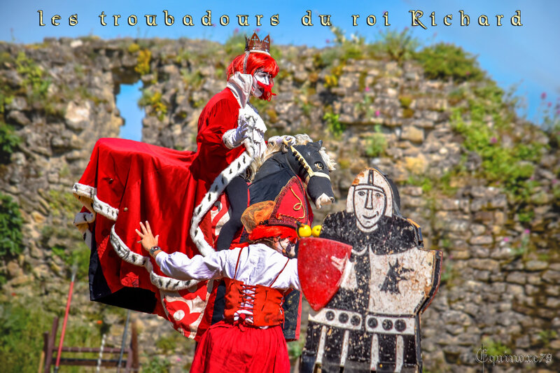 les troubadours du roi Richard Coeur de Lion château de Talmont