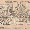 Chariot de batterie pour matériel de 75 modèle 1833