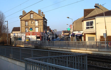 La rue du Gros Noyer à Ermont