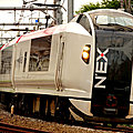 Narita Express train at Yokohama