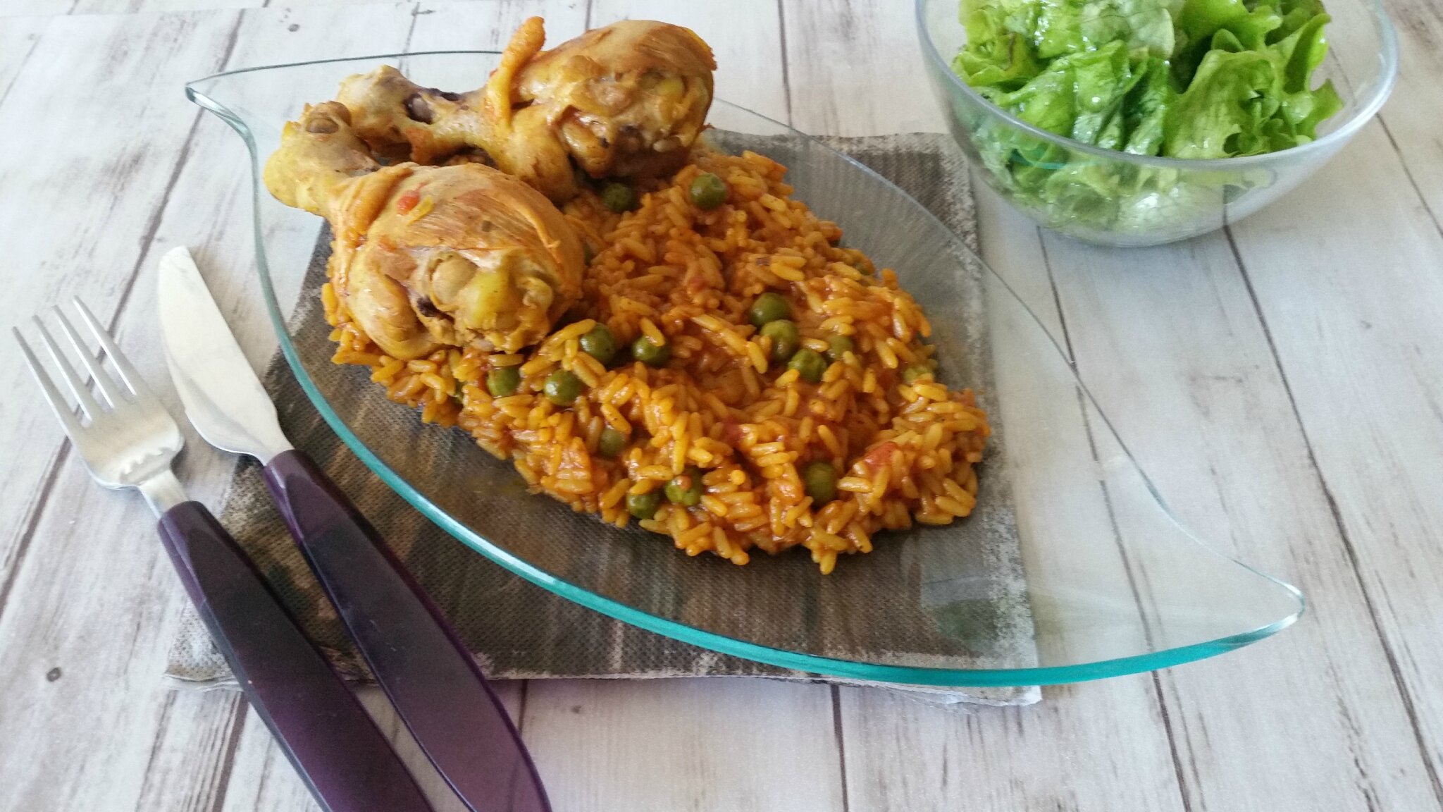 Riz Au Poulet A La Sauce Rouge Oum Sma Cuisine