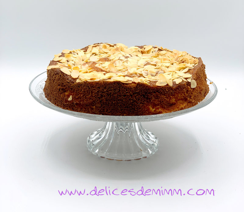 Moelleux aux pommes et aux amandes