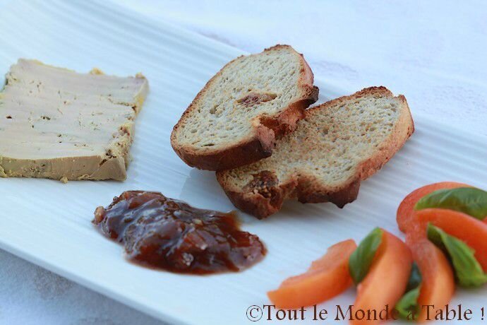 Foie gras de Canard chutney de saison