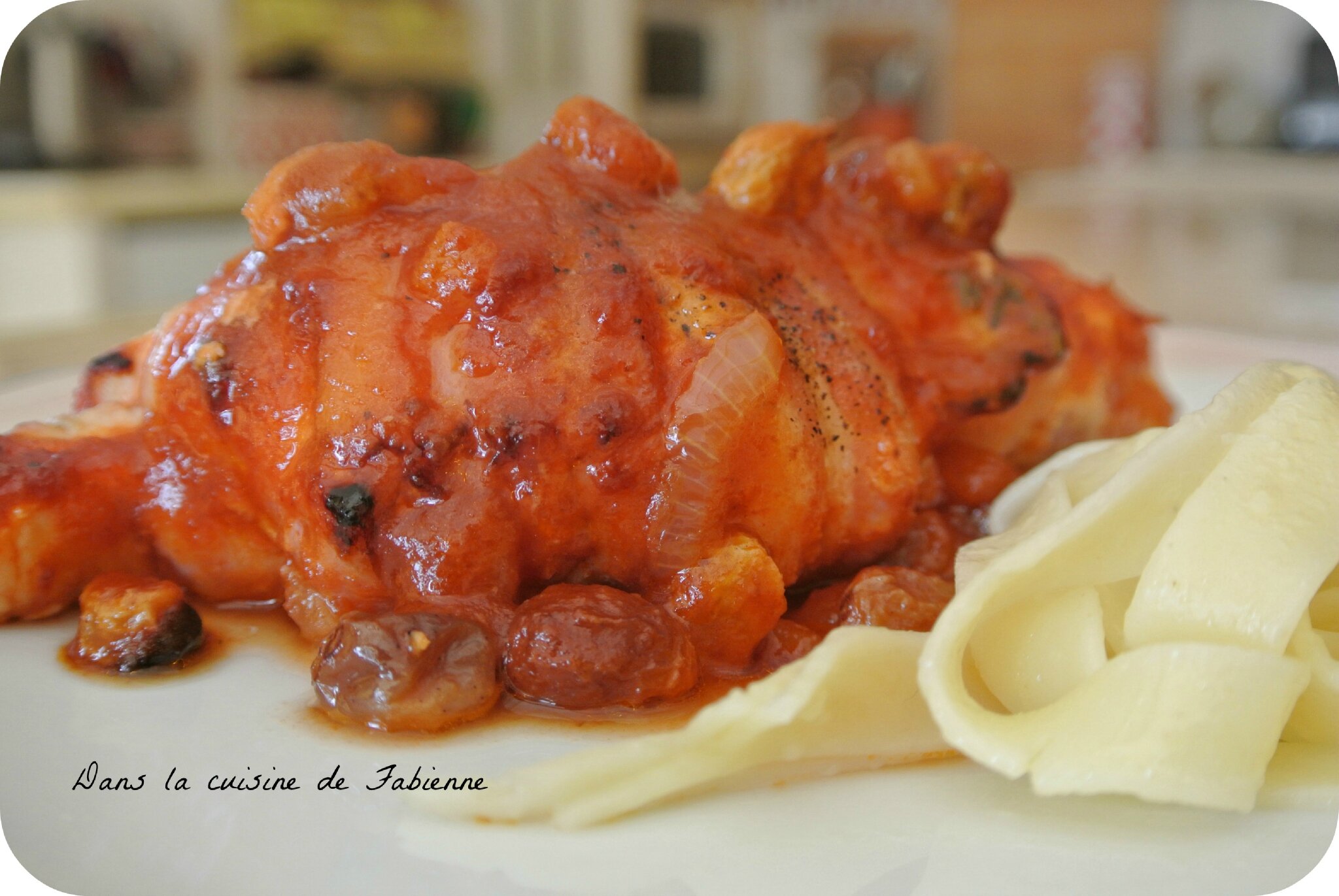Poulet au prosciutto Dans la cuisine de Fabienne