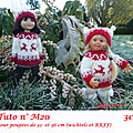 tutos poupées de 36 cm Ruby red Fashion Friends, Little Kidz..