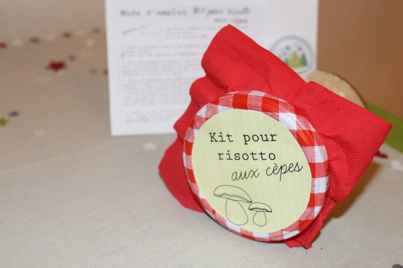 CADEAU GOURMAND LE KIT POUR RISOTTO (Noël 2) Les petits plats de