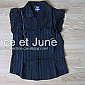 Abbey Dawn for Alice In Wonderland Striped Woven Shirt