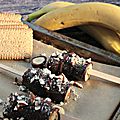 Idée de goûter bon et pas cher avec #netto: bananes chocolat-caramel-amandes !