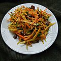 Salade de carottes à l'orientale