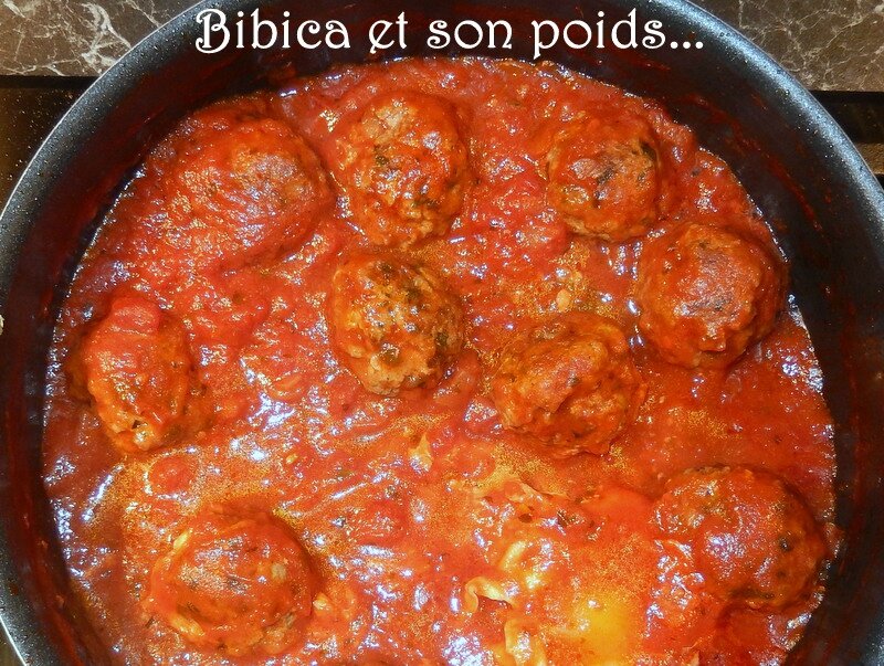 Boulettes de viande à la sauce tomate façon kefta