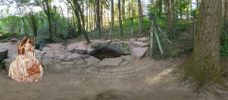 La Fontaine de Jouvence ou fontaine de la fée Viviane dans la forêt de Brocéliande 2