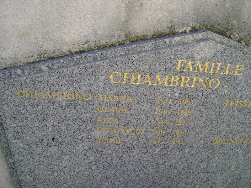 Familles CHIAMBRINO-TEISSIER-BRUNENGO 3