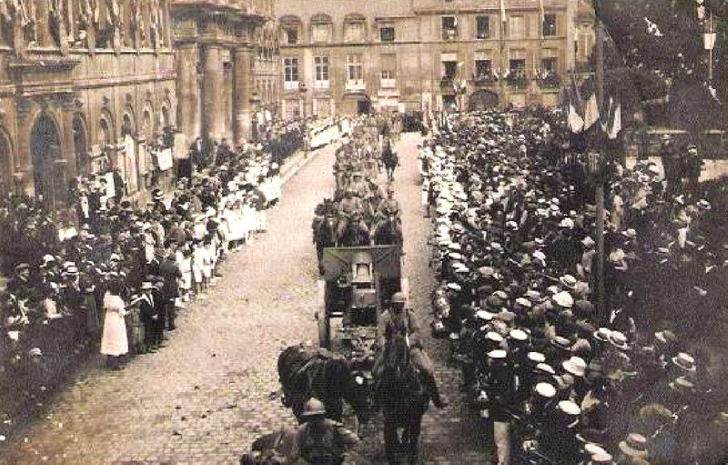 Caen, Festivités du Retour des Poilus le 14 septembre 1919