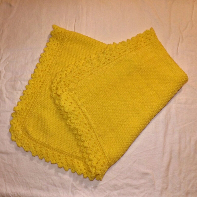 couverture BB jaune