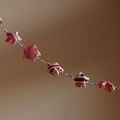Guirlande origami rose