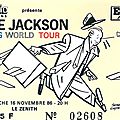 Joe jackson - dimanche 16 novembre 1986 - zénith (paris)