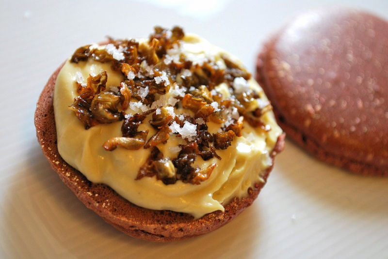 Morel Macarons with Foie-Gras Ganache - Colloquial Cookin