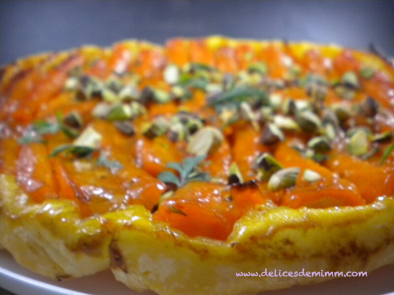 Tarte tatin aux carottes et au caramel d’orange 7