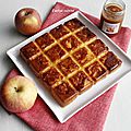 Moelleux aux pommes et caramel de beurre sale