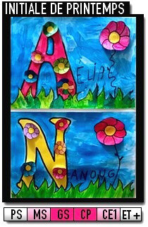322-Fleurs-Initiale du printemps