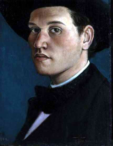 Christopher Richard Wynne Nevinson autoportrait 1911