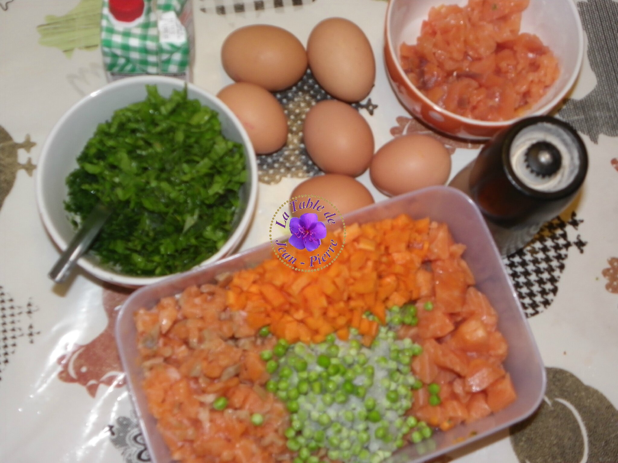 Terrine de saumon aux fines herbes & crème La table de Jean