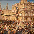 Philippoteaux entrée solennelle de l'armée française dans Mexico (1864)