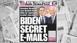 New York Post Biden's secret emails
