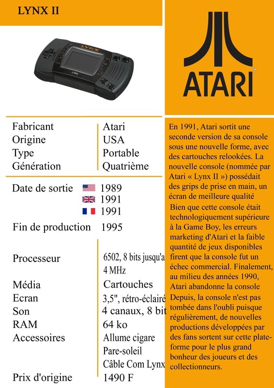1991-Atari Lynx II