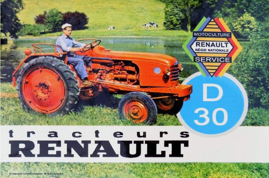 Protège cahier Renault Tracteur agricole D30