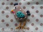 broche marine turquoise