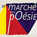 36e marché de la poésie, juin 2018 , paris 