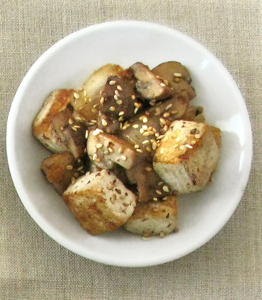 tofu champignon sauce soja
